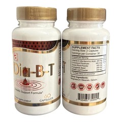 Dia-B-T Diabetic Support Formula Supplement – Blood Sugar Support – 60 Capsules