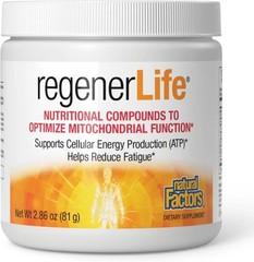 Natural Factors, regenerLife Mitochondrial Function & ATP Production, Powder 81g