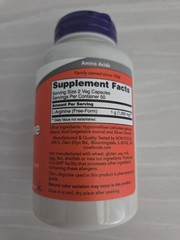 NOW FOODS L-Arginine 500 mg 100 Veg Capsules