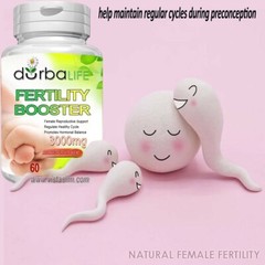 durbaLIFE Fertility Boost 60 Veggie Pills Female Reproductive Health Supplement