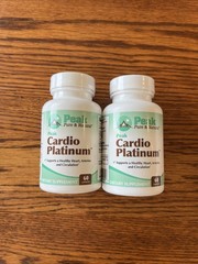 2x Peak Pure & Natural CARDIO PLATINUM Supplement Exp. 09/26 120 Capsules Total
