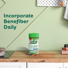 Benefiber Prebiotic Fiber Gummies with Probiotics 50 Count