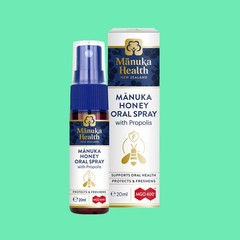 Mānuka Health New Zealand Throat Spray with Propolis MGO 400+ 0.67 fl oz