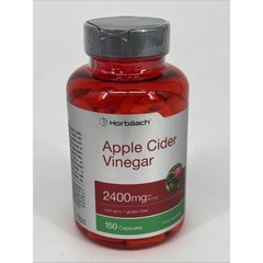 Horbaach Apple Cider Vinegar 2400mg 150 Capsules Supplement – 1/2/ Bottles