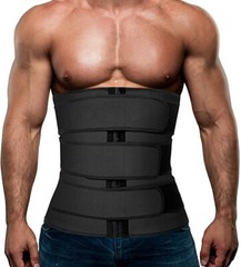 Men Sweat Sauna Waist Trainer Weight Loss Neoprene US Corset Cincher Body Shaper