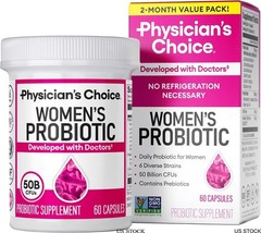 Physician’s Choice Women’s Probiotic | 50 Natural Billion + CFU Prebiotic US