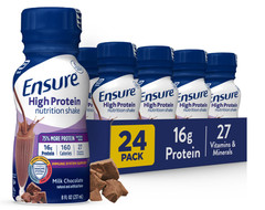 Ensure High Protein Nutrition Shake Milk Chocolate 8 floz 24 Pack Ready to Drink