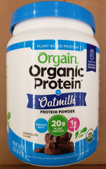 ORGAIN – Organic Protein + Oatmilk Protein Powder – Chocolate – 1.05 lb – 6/2025