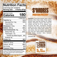 Legendary Foods Gluten Free and Keto Friendly Protein Pastry – S’Mores – 8Oz/4Ct