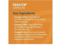 Equazen Omega 3 Omega 6 Supports Brain Function For 5+ Years 60 Capsules
