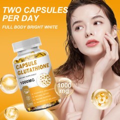 New Glutathione Capsules 1000MG Anti-Aging Skin Whitening Antioxidant Softgels