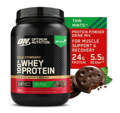 Optimum Nutrition Gold Standard 100% Whey Protein, Girl Scout Thin Mint Cookie