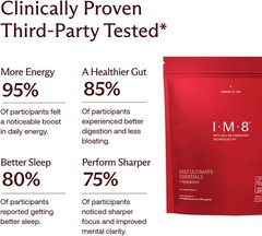 IM8 Daily Ultimate Essentials All-in-1 Multivitamin Supplement – 30 Servings