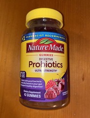 Nature Made Digestive Probiotics Ultra Strength Gummies 42 Ct Exp 5/2026