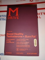 Mdrive Boost and Burn Testosterone Booster and Fat Burner for Men. *2+1 Boxes!!*