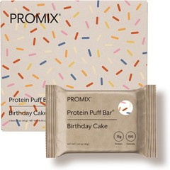 ProMix Nutrition Protein Puff Bars 12 Pack Birthday Cake