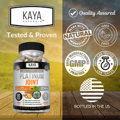 (2 Pack) Platinum Joint, Pain Relief, Joint Support, Anti Inflammatory, Turmeric