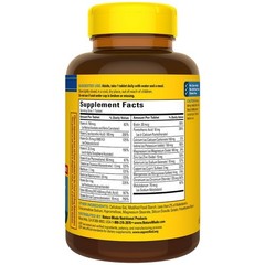 Nature Made Mens Multivitamin with No Iron, Nutritional Support Tablets 120ct