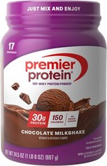 Premier Protein Powder,Chocolate Milkshake,30g Protein, No Sugar, (17 Servings)