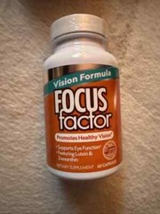 Lot of 3-Focus Factor Vision Formula – 60 Capsules EA ; Exp 05/25