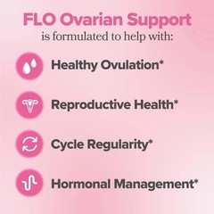 O Positiv FLO Ovarian Support – 90 Capsules for Hormone Balance & Cycle Health