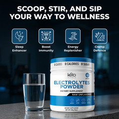 Keto Vitals Unflavored Electrolyte Powder