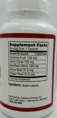 Dick Quinn’s Heart Food Caps High Heat Unit Cayenne 200 Capsules
