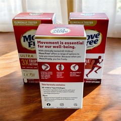 3 Packs of Move Free Ultra Triple Action Join Support Supplement, 75 Tablets