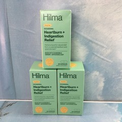 Hilma Heartburn + Indigestion Relief, 3 Pack, 28 Capsules Each, 5-2026