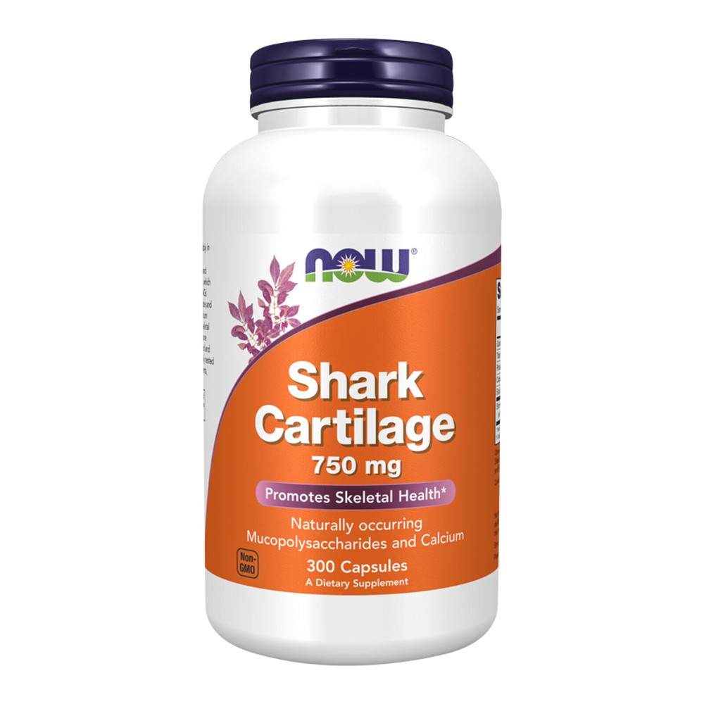NOW FOODS Shark Cartilage 750 mg – 300 Capsules