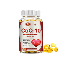 CoQ 10 Coenzyme Q10 Vegan Softgel 2000mg Cardiovascular Heart Health 120Capsules