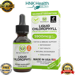 Benevolent Nourishment Liquid Chlorophyll Drops – (59 ml) – Pack of 2