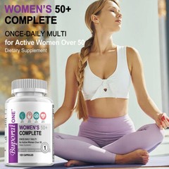 Women’s 50+ Complete – MultiVitamin, MultiMineral – Supports Heart Health