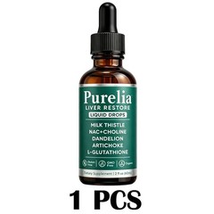 5PCS Purelia Liver Restore Drops – Complete Liver Detox Support Supplement 60ml