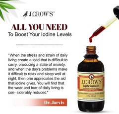 Lugol’s 2% Iodine Solution – 2 oz , Gluten-Free & Alcohol-Free Drops