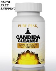1-3 PCS Pure Peak Candida Cleanse-Boost Gut&Colon Health-60 Caps – for Men&Women