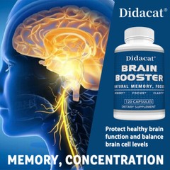 Nootropic Brain Booster Improve Brain Function Health Enhanced Clarity 120 Pills