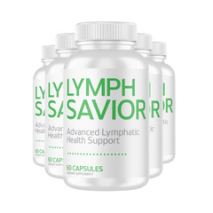 5-Pack Lymph Savior – Supplement Lymphatic Health Support Innovative – 300 Caps
