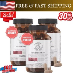 Happy Mammoth Hormone Harmony organic Hormonal Support for Women 72 Capsule 3 PC