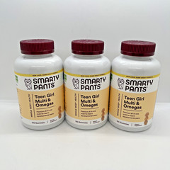 Lot of 3 SmartyPants Teen Girl Multivitamin Gummies 120 Ct Exp 06/2026