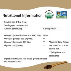 Spectrum Essentials Organic Ground Premium Flaxseed 24 Oz