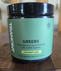 New Tranont Greens Powder Coconut Lime With AMPK Support