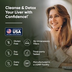 Sandhu’s Liver Renew Cleanse Detox, Repair & Support Supplement, 70 Capsules