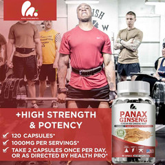 Ginseng Capsules – 100% natural – improves physical function – endurance