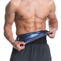 Men Sweat Waist Control Body Shaper Sauna Belt Slimming Workout Gym Girdle Band