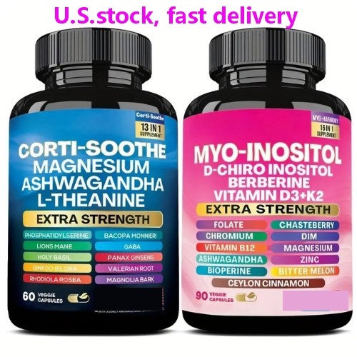 Corti-soothe 13 in 1 and Myo-inositol 16 in 1 Supplement 150 capsules