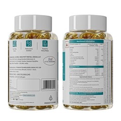 Mini Deep Sea Omega 3 Fish Oil 1000mg Supplement, No Fishy Burp (60 Capsules) n4