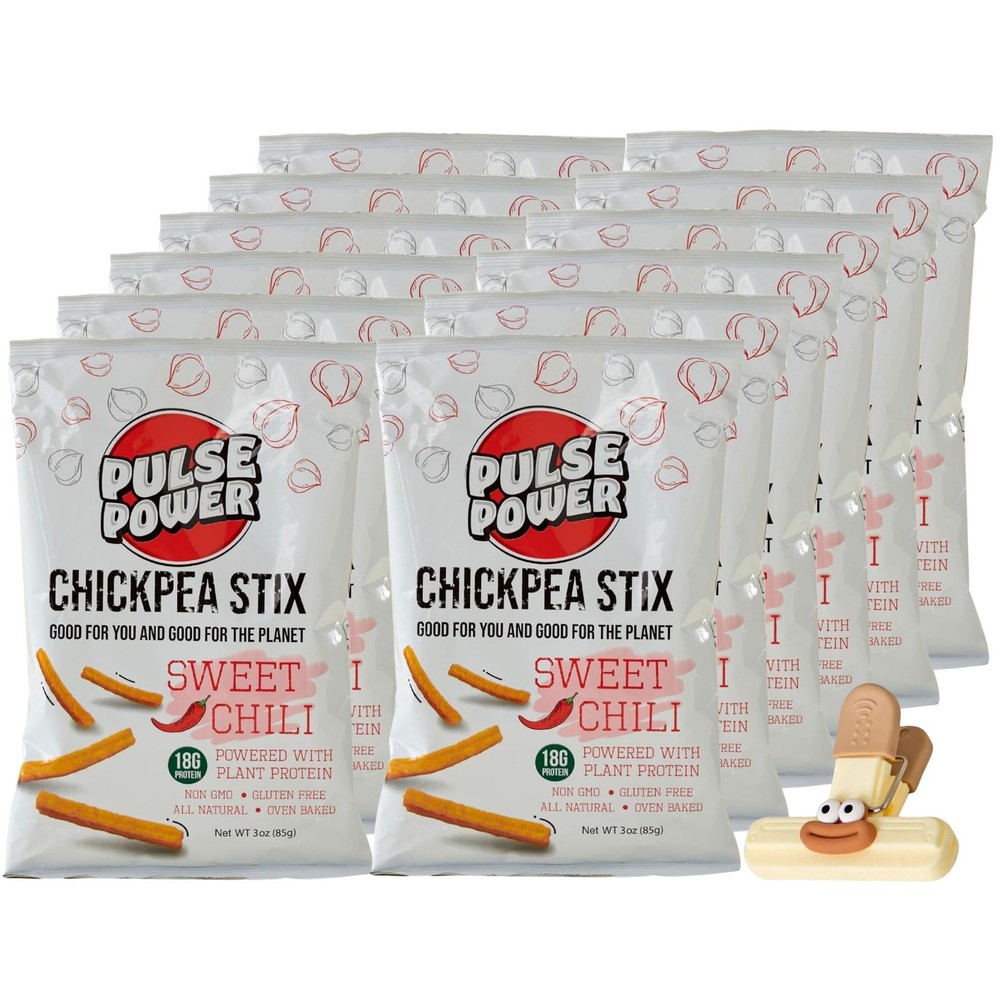 Grove Pulse Power Chickpea Sweet Of 12 3 Oz Snacks And Protein From Pulses And
