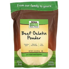 Real Food, Beef Gelatin Powder, 1 lb (454 g)