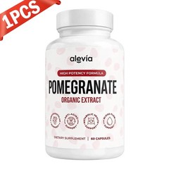 3X Alevia Pomegranate Capsules 60ct Organic Extract Antioxidant ~(-20%off) US